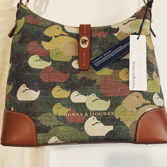 Dooney & Bourke Handbags - DOONEY & BOURKE DUCK DYNASTY CAMOUFLAGE HOBO